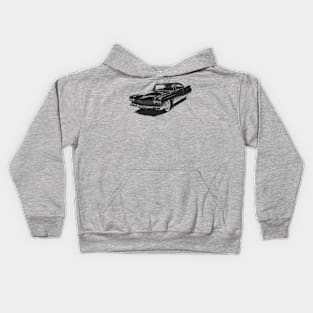 1960 Cadillac Coupe Deville Kids Hoodie